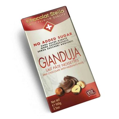 STELLA BERNRAIN ΣΟΚΟΛΑΤΑ GIANGUJA NO ADDED SUGAR 100GR
