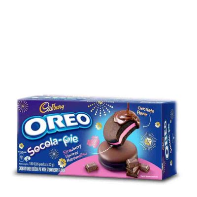 OREO CADBURY SOCOLA-PIE STRAWBERRY 180GR