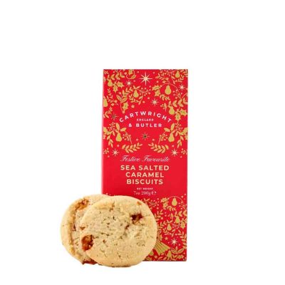 C&B 12 DAYS OF CHRISTMAS SALTED CARAMEL BISCUITS IN CARTON 200GR
