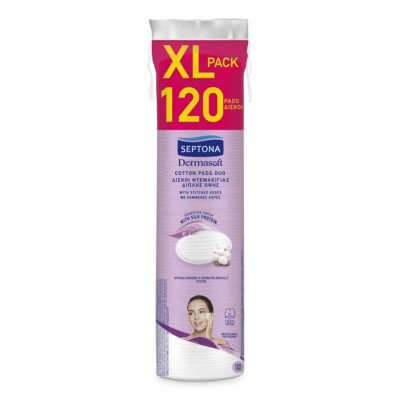 SEPTONA DERMASOFT ΔΙΣΚΟΙ ΣΤΡΟΓΓ. SILK PROTEIN 120ΤΕΜ