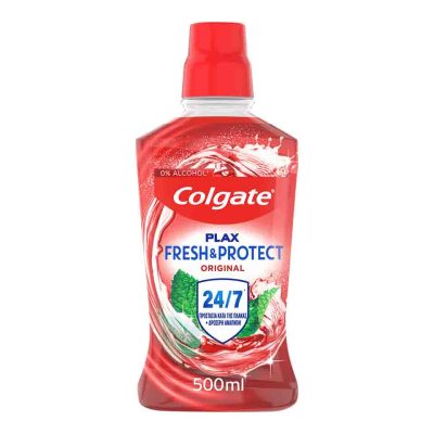 COLGATE PLAX ΣΤΟΜΑΤΙΚΟ ΔΙΑΛΥΜΑ FRESH & PROTECT 500ML