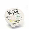 KOURELLAS VEGAN SPREAD ΣΚΟΡΔΟ-ΠΙΠΕΡΙΑ ΛΕΥΚΟ ΤΥΡΙ 150GR