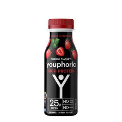 ΜΑΝΔΡΕΚΑΣ Youphoria High Protein Φράουλα 250ML