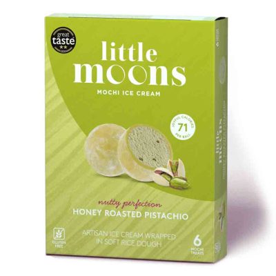 LITTLE MOONS ΜΟΤΣΙ HONEY ROASTED PISTACCHIO ΚΤΨ 192GR