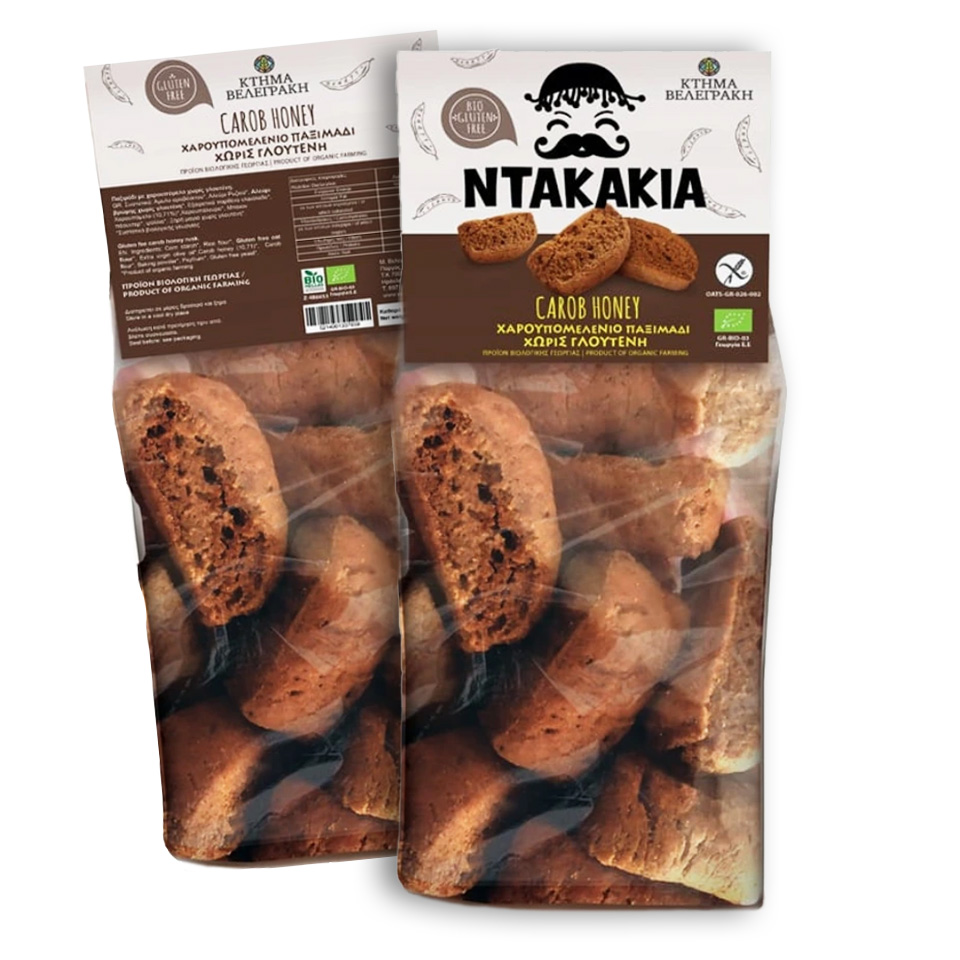 ΒΕΛΕΓΡΑΚΗΣ ΠΑΞΙΜΑΔΙ ΧΑΡΟΥΠΟΜΕΛΕΝΙΟ Χ/ΓΛ 300GR