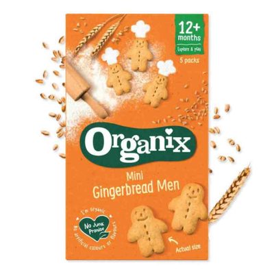 ORGANIX ΜΠΙΣΚΟΤΑ MINI GINGERBREAD 5X20GR