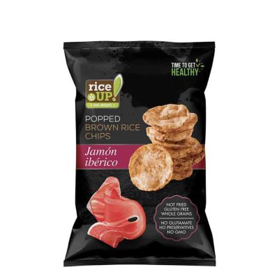RICE UP! CHIPS ΡΥΖΙΟΥ JAMON IBERICO 60GR