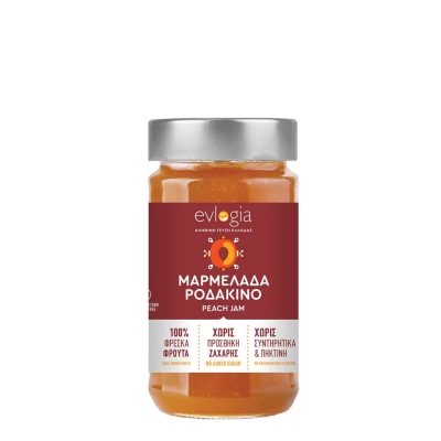 EVLOGIA ΜΑΡΜΕΛΑΔΑ ΡΟΔΑΚΙΝΟ ΧΩΡΙΣ ΖΑΧΑΡΗ 280GR