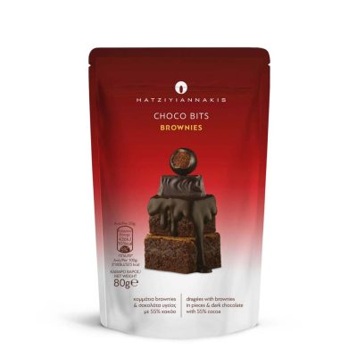 HATZIYIANNAKIS CHOCO BITS BROWNIES ΥΓΕΙΑΣ 80GR