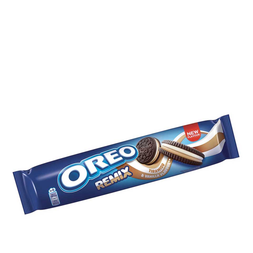 OREO ΜΠΙΣΚΟΤΑ REMIX ΒΑΝΙΛΙΑ-ΤΙΡΑΜΙΣΟΥ 157GR