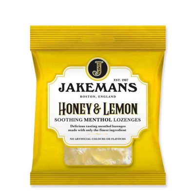 JAKEMANS THROAT & CHEST HONEY LEMON 73GR