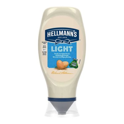 HELLMANN'S ΜΑΓΙΟΝΕΖΑ ΜΕ 6%ΛΙΠΑΡΑ TOPDOWN 430ML
