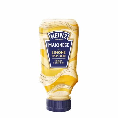 HEINZ ΜΑΓΙΟΝΕΖΑ ΜΕ ΛΕΜΟΝΙ & ΜΑΥΡΟ ΠΙΠΕΡΙ 215GR