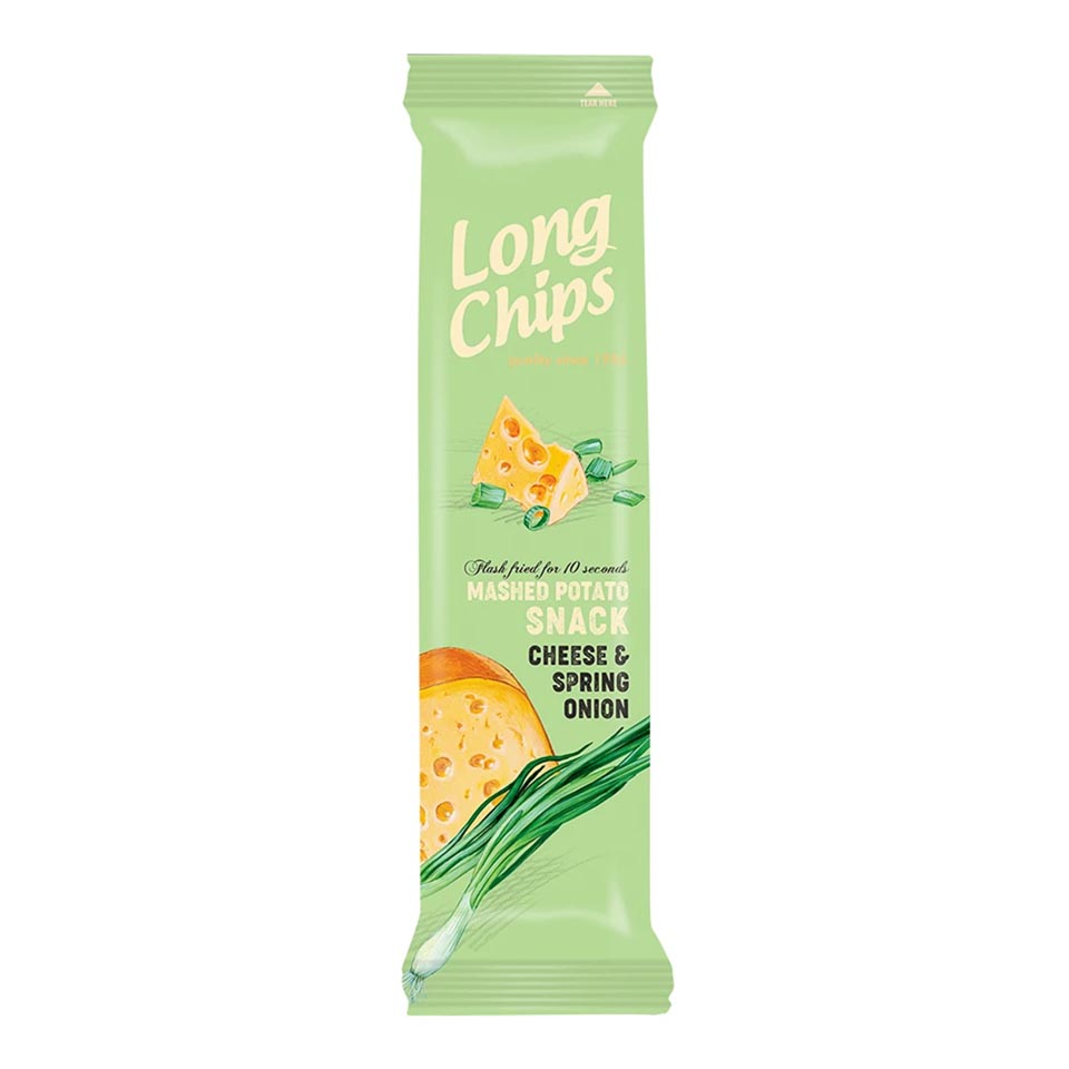 LONG CHIPS ΠΑΤΑΤΑΚΙΑ CHEESE & SPRING ONION 75GR