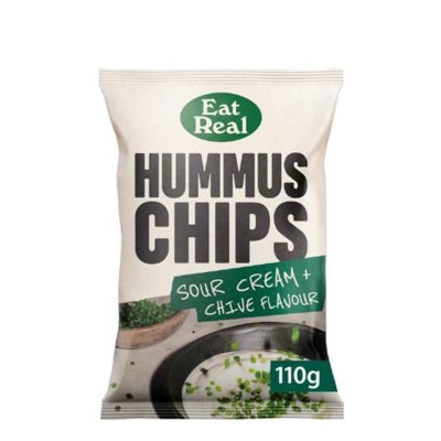 EAT REAL ΣΝΑΚ ΧΟΥΜΟΥΣ SOUR CREAM 110GR