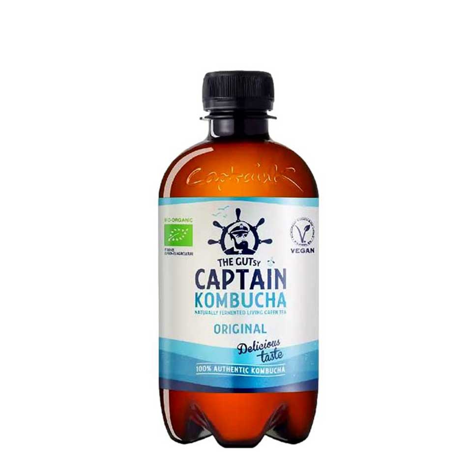 CAPTAIN ΑΝΘΡΑΚΟΥΧΟ ΠΟΤΟ KOMBUCHA ΓΕΥΣΗ ΦΥΣΙΚΗ 400ML