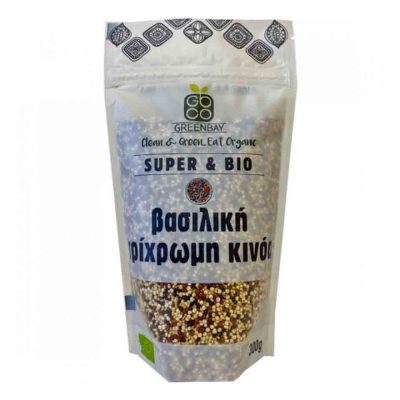 GREENBAY ΤΡΙΧΡΩΜΗ ΒΑΣΙΛΙΚΗ ΚΙΝΟΑ BIO 300GR