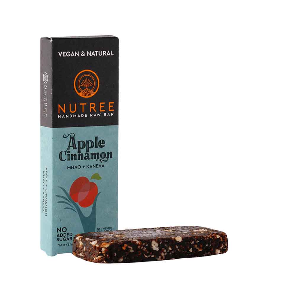 NUTREE MΠAPA ENEPΓΕΙΑΣ ΜΗΛΟ&ΚΑΝΕΛΑ 60GR