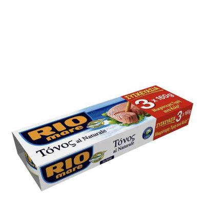 RIO MARE ΤΟΝΟΣ ΝΕΡΟ 3Χ160GR