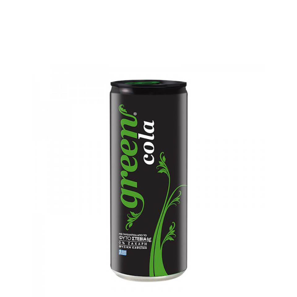 GREEN COLA 0% CAN 330ML