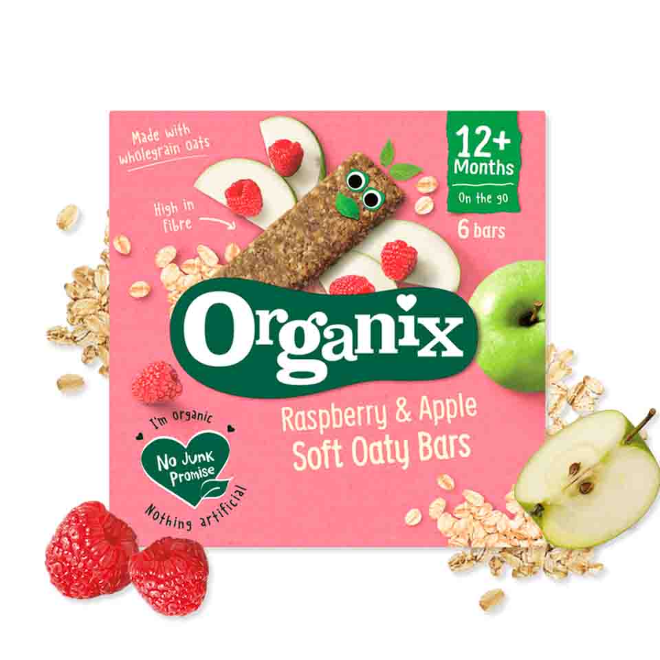 ORGANIX ΜΠΑΡΕΣ ΒΡΩΜΗΣ ΣΜΕΟΥΡΟ-ΜΗΛΟ (6x23GR)