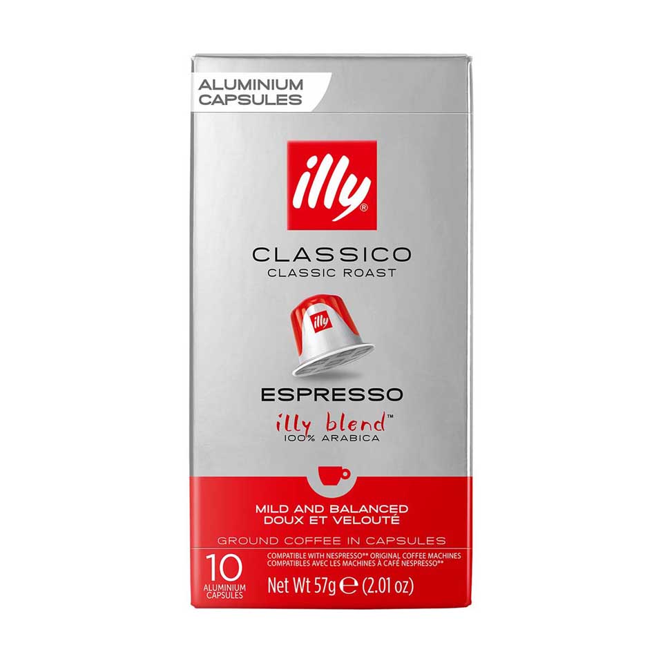 ILLY ΚΑΨΟΥΛΕΣ ESPRESSO CLASSICO 57GR 10pc