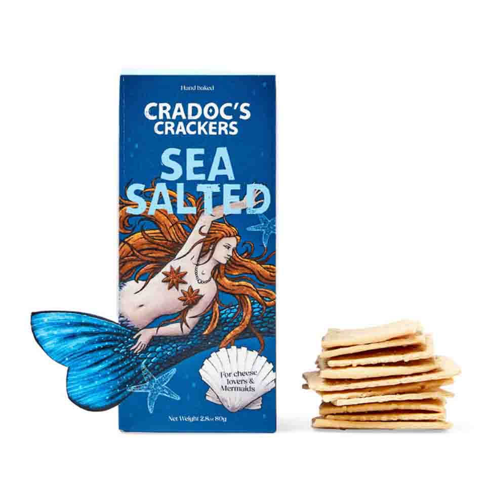 CRADOC'S SEA SALTED CRACKERS 80GR