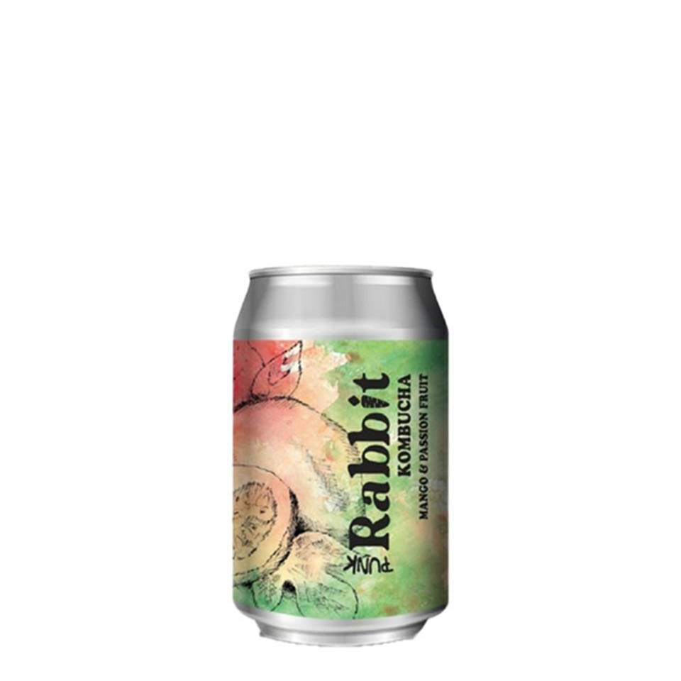 PUNK RABBIT KOMBUCHA MANGO & PASSION FRUIT 330ml