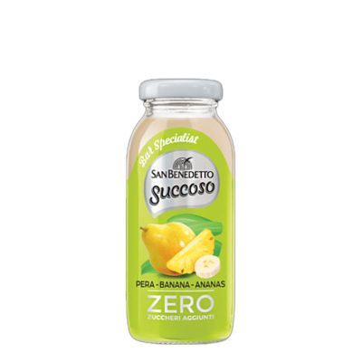 SAN BENEDETTO SUCCOSO ΑΧΛΑΔΙ-ΜΠΑΝΑΝΑ-ΑΝΑΝΑΣ ZERO 200ML
