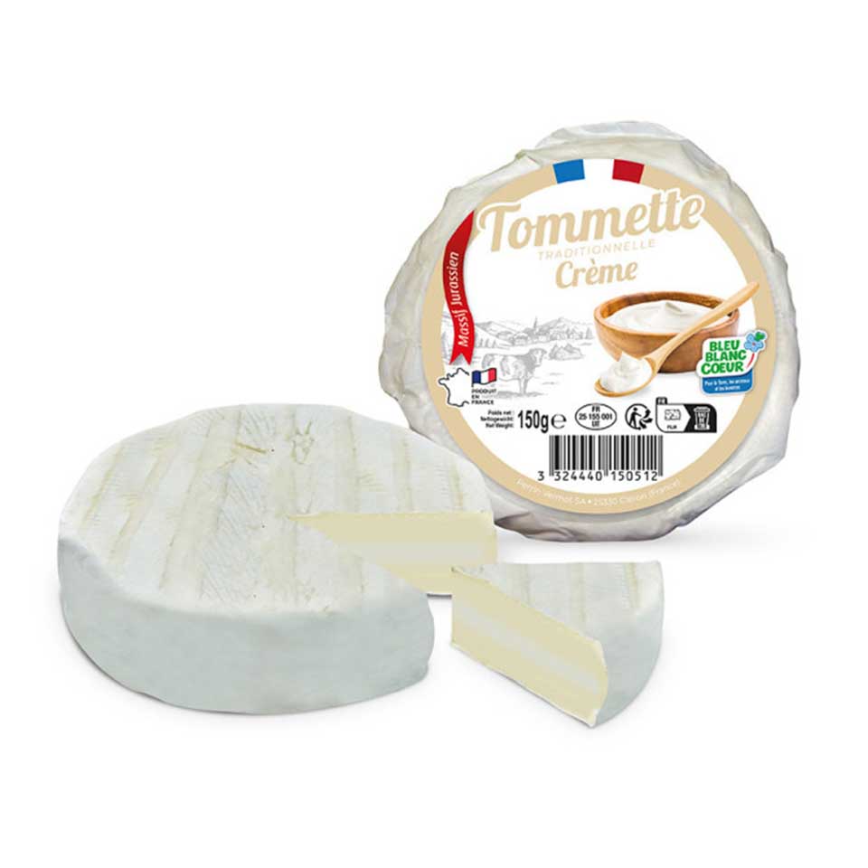 TOMMETTE CREME MASSIF JURASSIEN 150GR